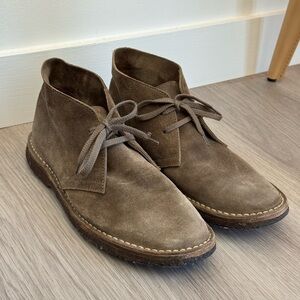 J. Crew Tan Suede Chukka Boots; size 9; GUC!